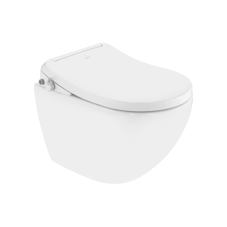 Bidspa Rimless Blind Installation Wall Hung WC - White